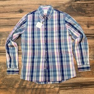 Brooks Brothers Milano fit men’s button down shirt size medium